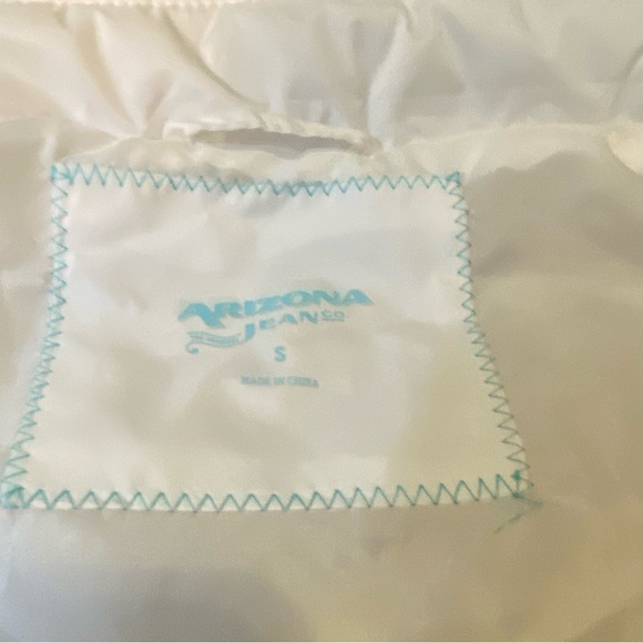 Arizona Jean Company White Puffer Vest NWT - Picture 5 of 6